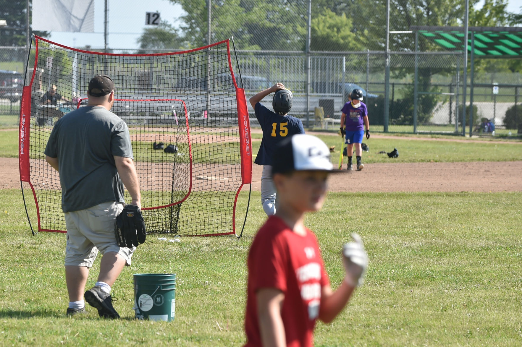 Heading back to the dugout